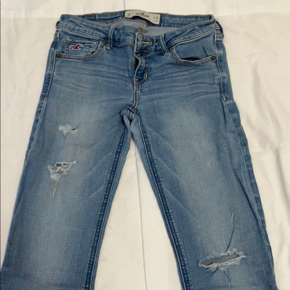 Hollister Blue Skinny Jeans
